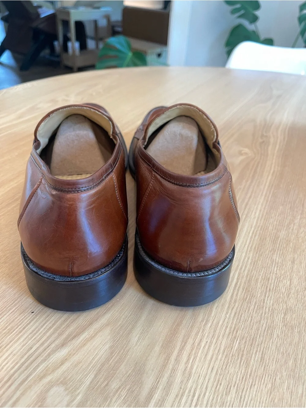 Johnston & Murphy Signature Series Italian Leather Tassel Loafers 11M NEW